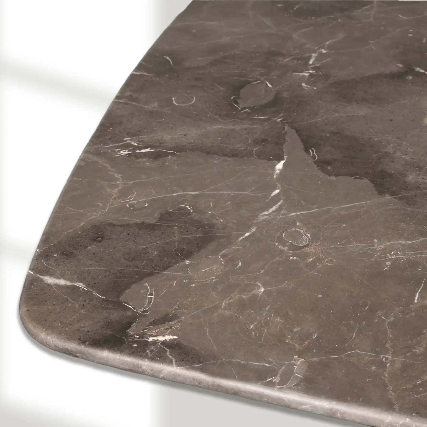 Santos Marble Top Tulip Base Dining Table-Fullstarlighting