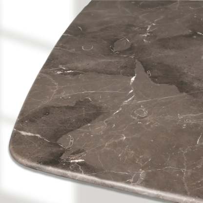 Santos Marble Top Tulip Base Dining Table-Fullstarlighting