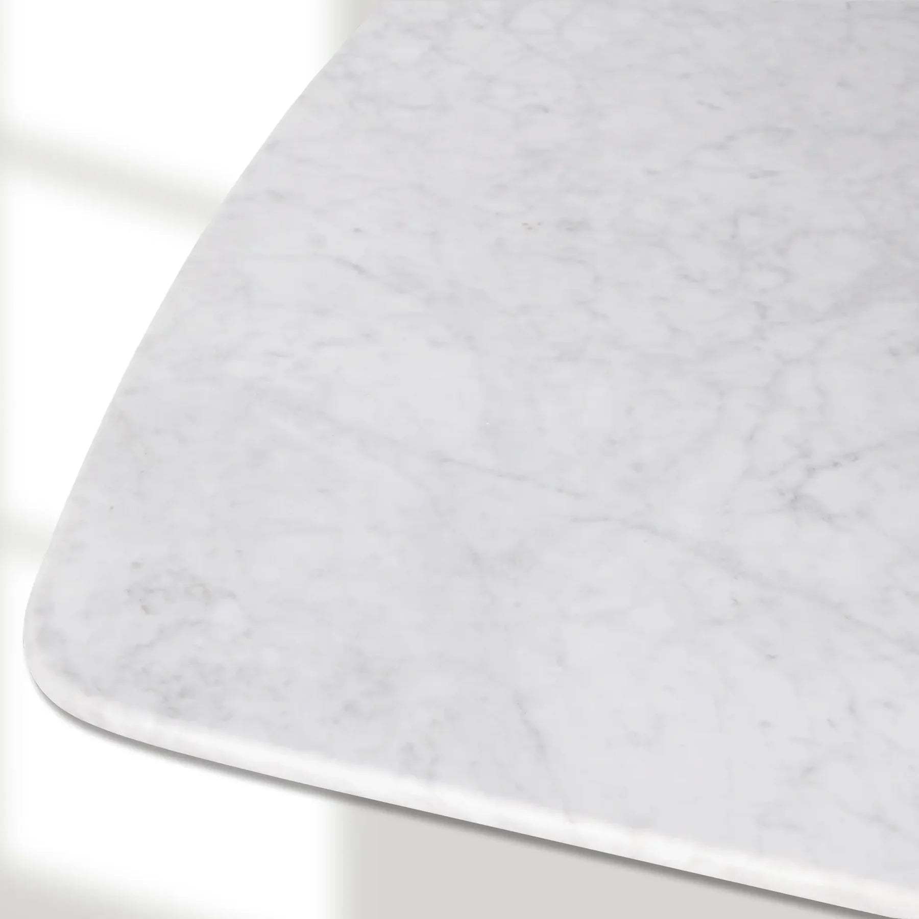 Santos Marble Top Tulip Base Dining Table-Fullstarlighting
