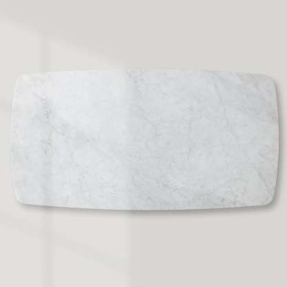 Santos Marble Top Tulip Base Dining Table-Fullstarlighting