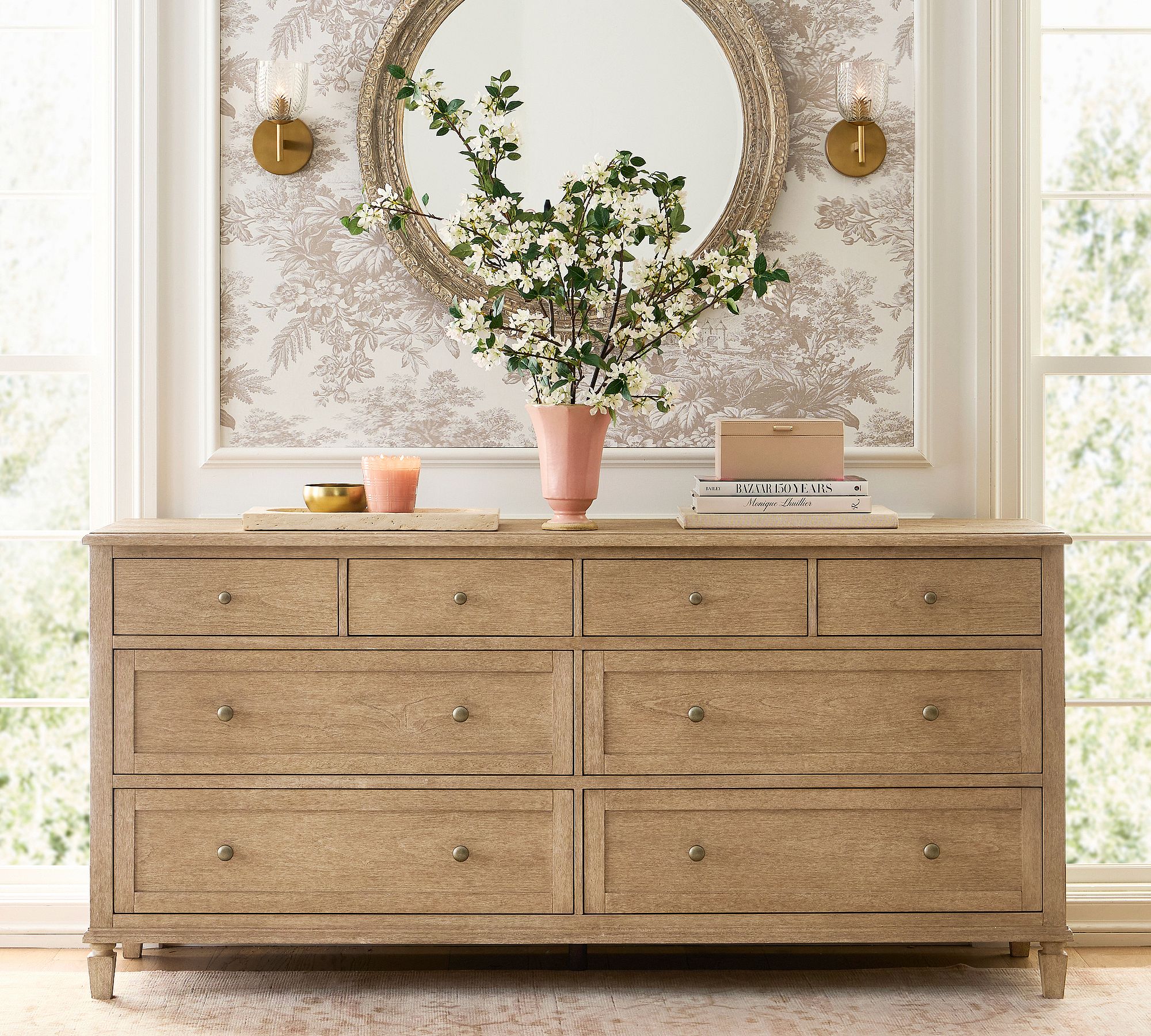 Sausalito 8-Drawer Dresser 76"-Fullstarlighting