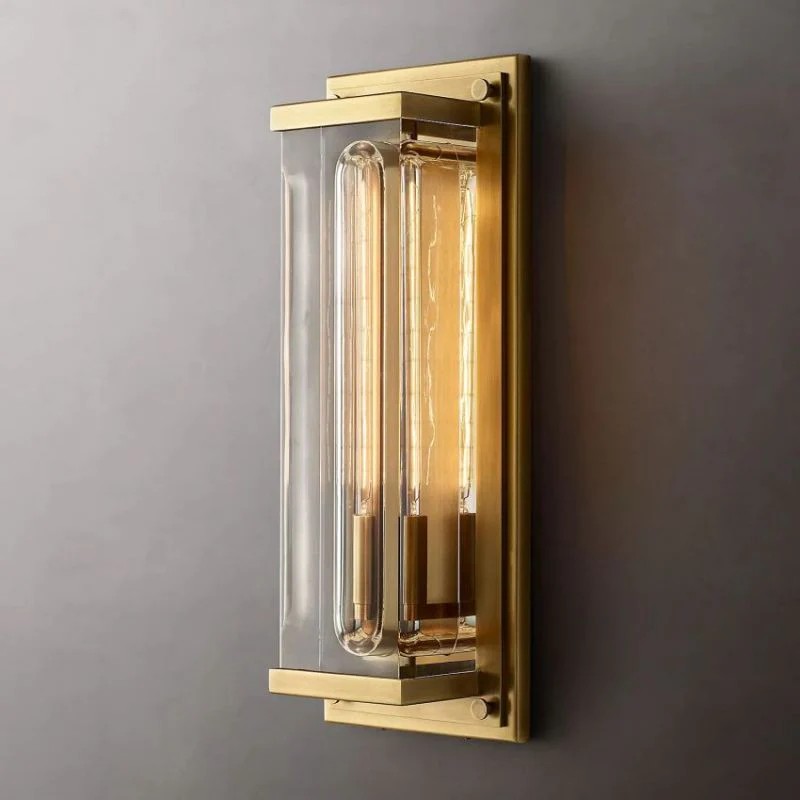 Savile Outdoor Rectangular Wall Sconce-Fullstarlighting