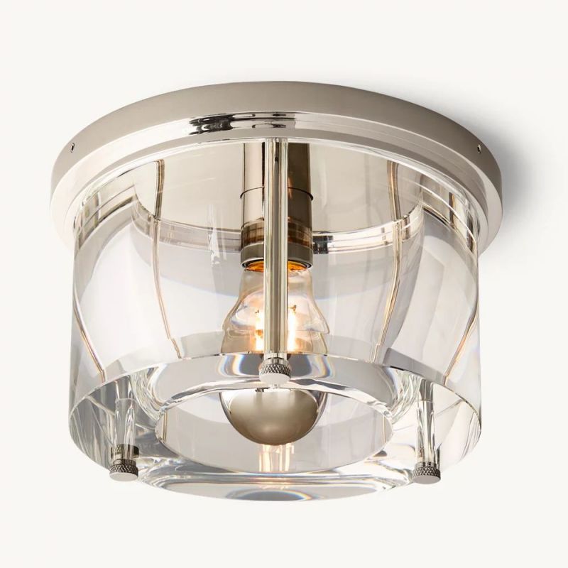 Savile Round Flushmount-Fullstarlighting