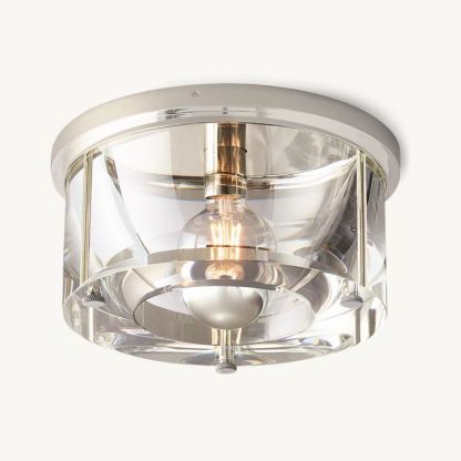 Savile Round Flushmount-Fullstarlighting