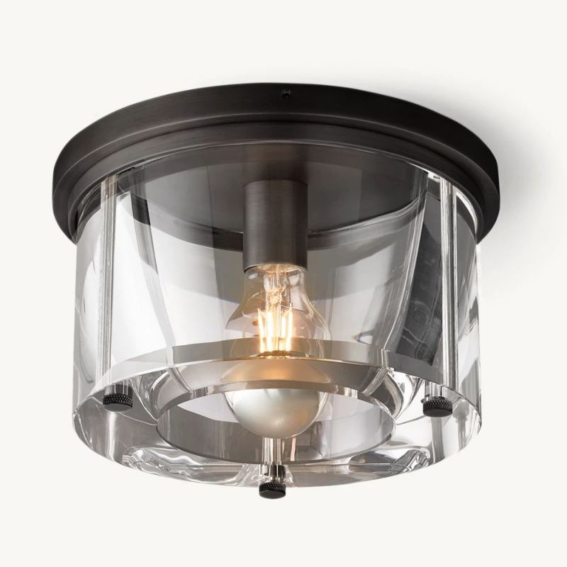 Savile Round Flushmount-Fullstarlighting