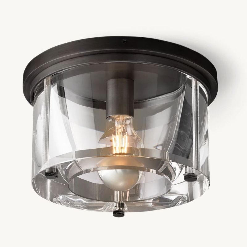 Savile Round Flushmount-Fullstarlighting