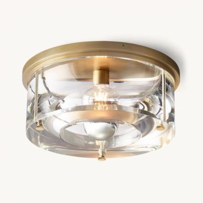 Savile Round Flushmount-Fullstarlighting