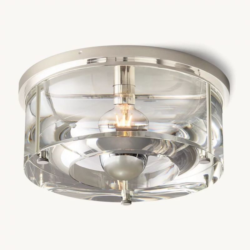 Savile Round Flushmount-Fullstarlighting