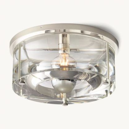 Savile Round Flushmount-Fullstarlighting