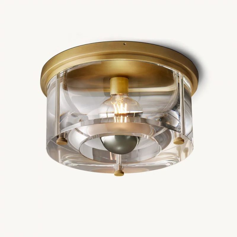 Savile Round Flushmount-Fullstarlighting