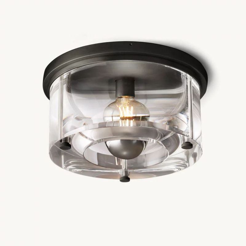 Savile Round Flushmount-Fullstarlighting