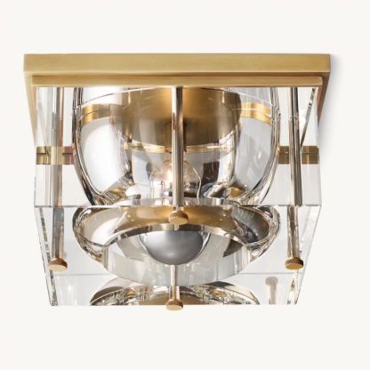 Sava Square Flushmount-Fullstarlighting