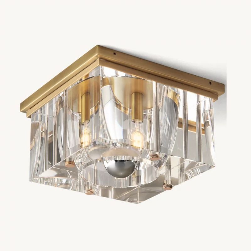 Sava Square Flushmount-Fullstarlighting
