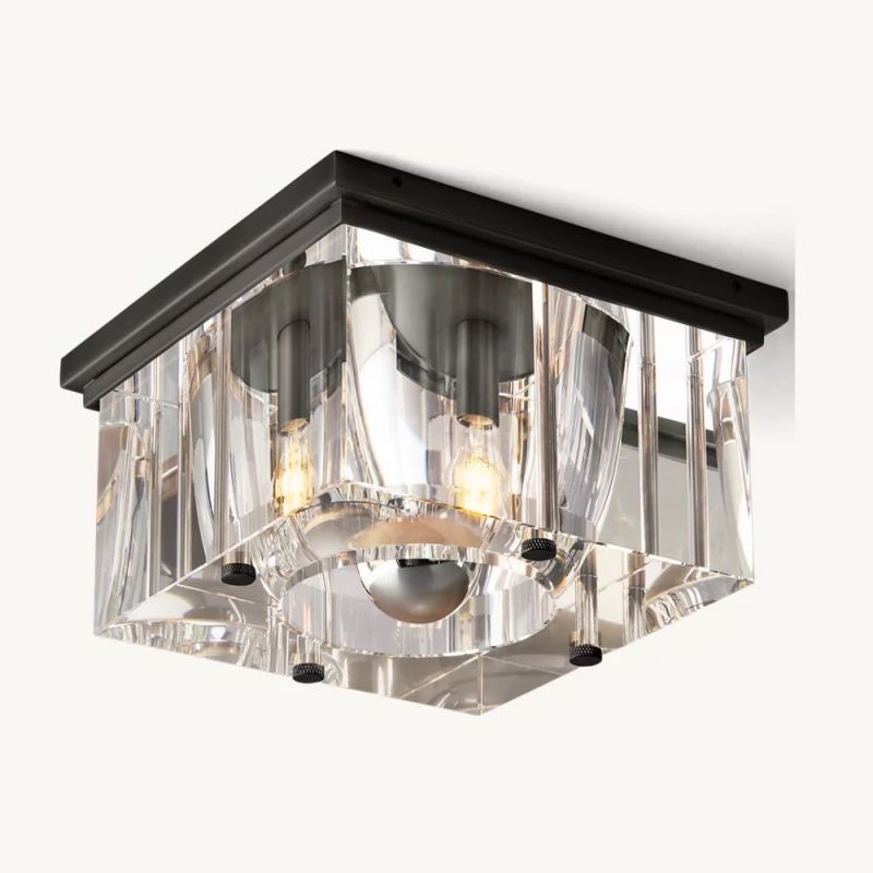 Sava Square Flushmount-Fullstarlighting