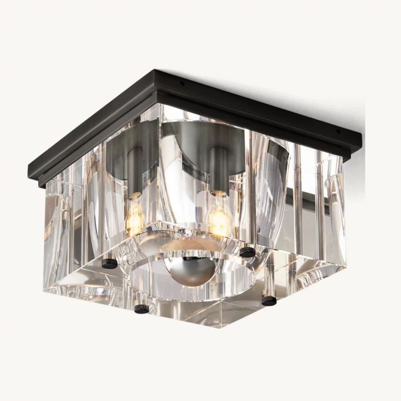 Sava Square Flushmount-Fullstarlighting