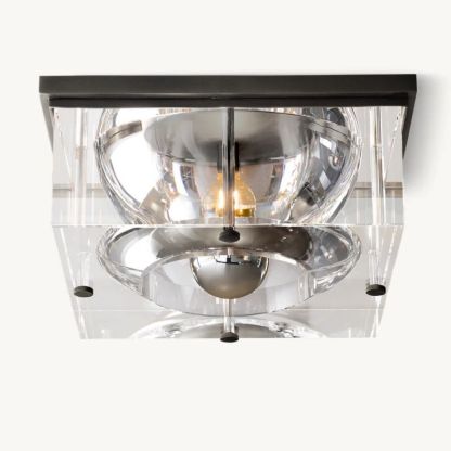 Sava Square Flushmount-Fullstarlighting