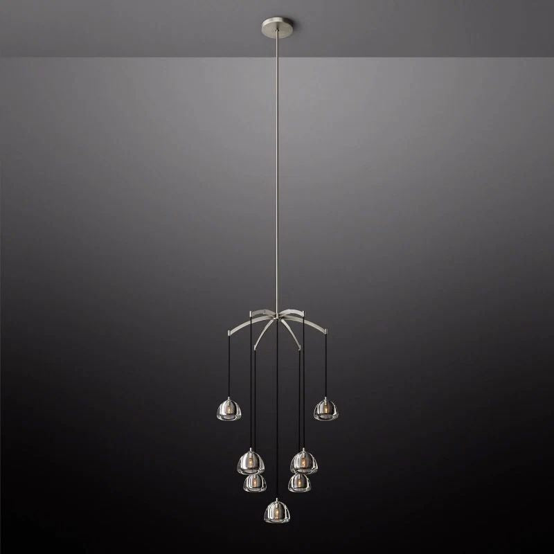 Hemisphere Round Chandelier 36''-Fullstarlighting