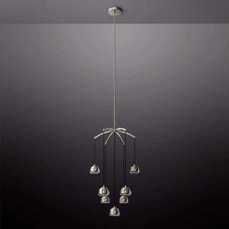 Hemisphere Round Chandelier 36''-Fullstarlighting
