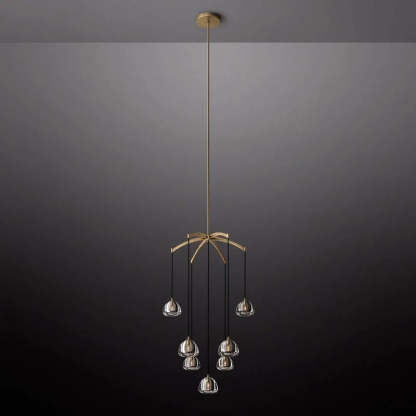 Hemisphere Round Chandelier 36''-Fullstarlighting