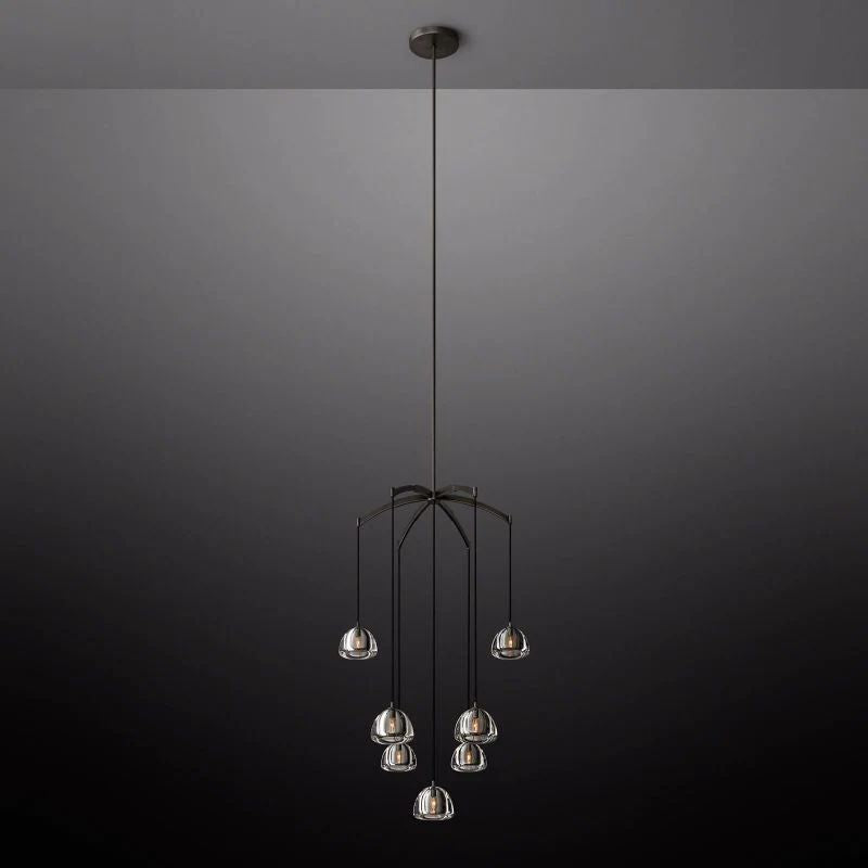 Hemisphere Round Chandelier 36''-Fullstarlighting