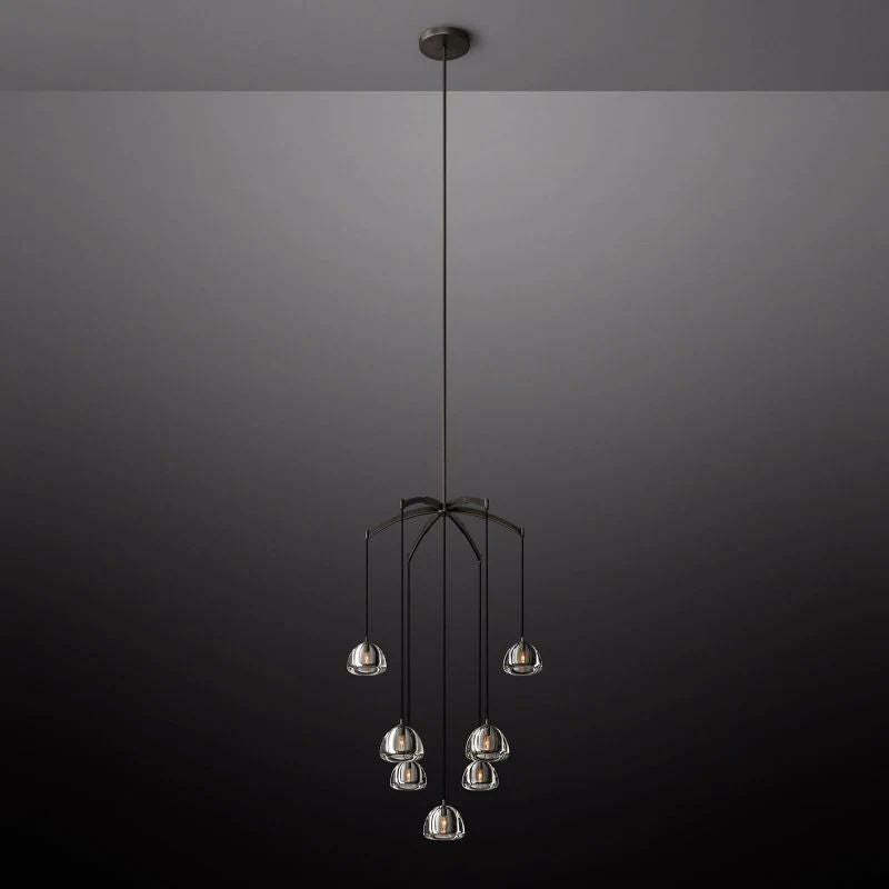 Hemisphere Round Chandelier 36''-Fullstarlighting