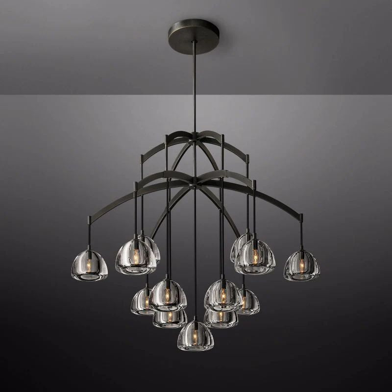 Hemisphere Round Chandelier 48''-Fullstarlighting