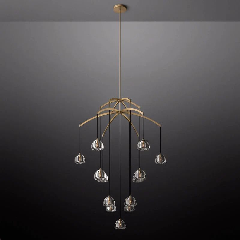 Hemisphere Round Chandelier 48''-Fullstarlighting