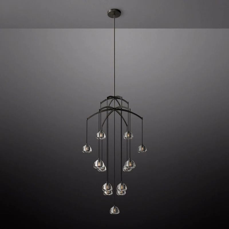 Hemisphere Round Chandelier 48''-Fullstarlighting