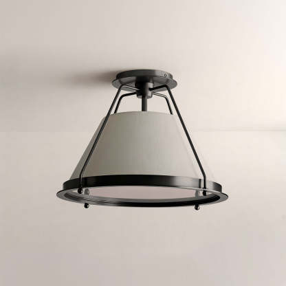 Sheirz Linen Flush Mount