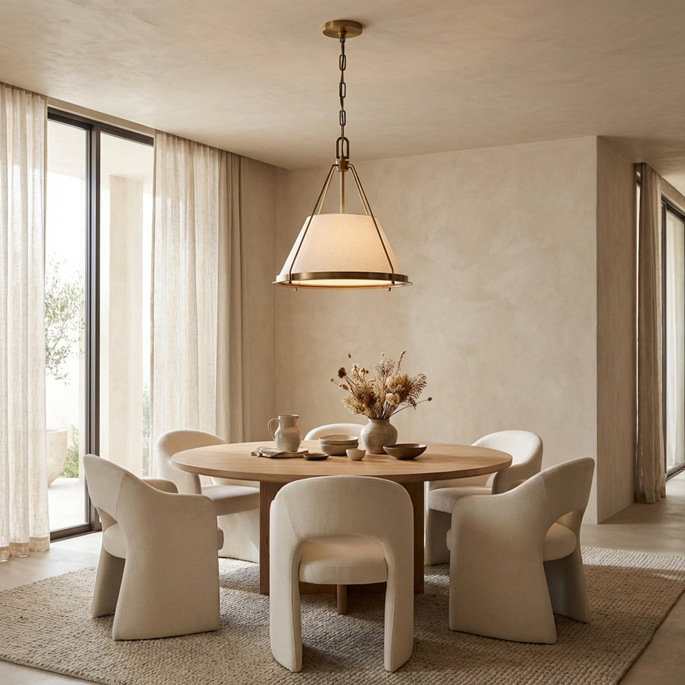 Sheirz Linen Pendant-Fullstarlighting