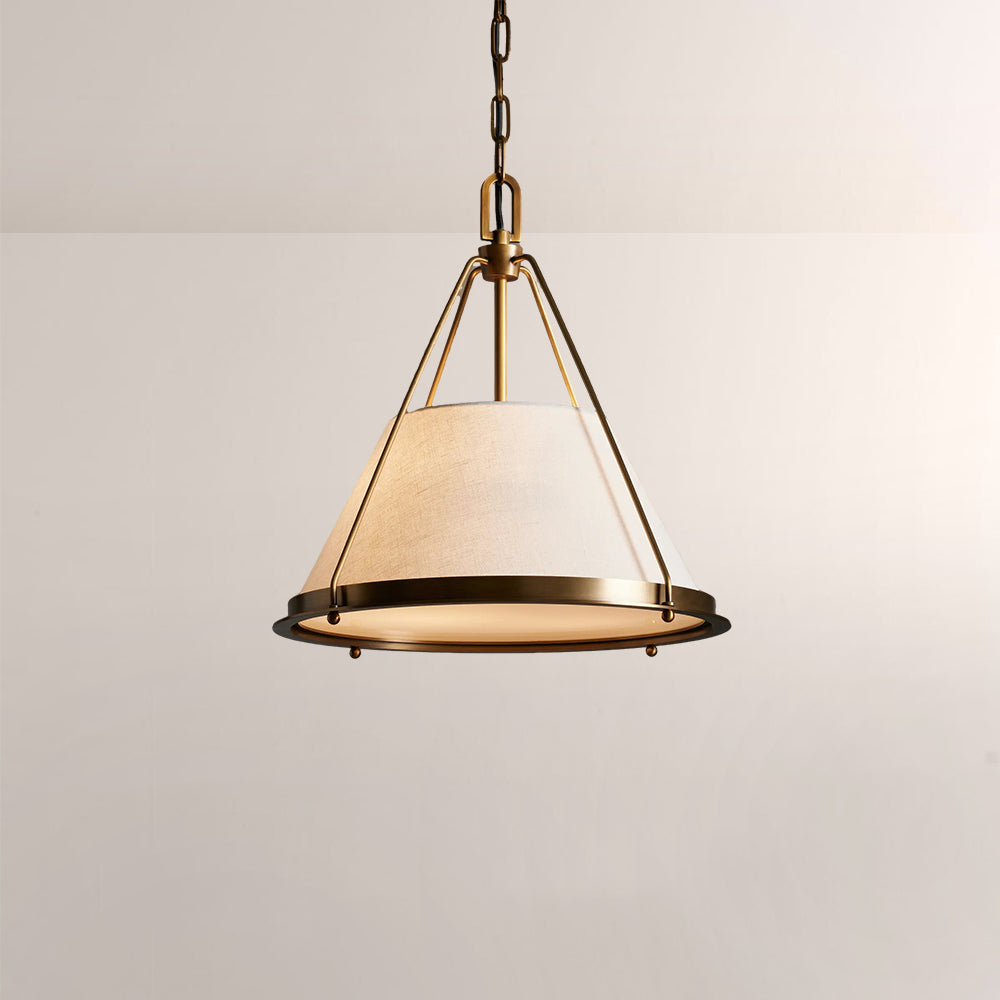 Sheirz Linen Pendant-Fullstarlighting