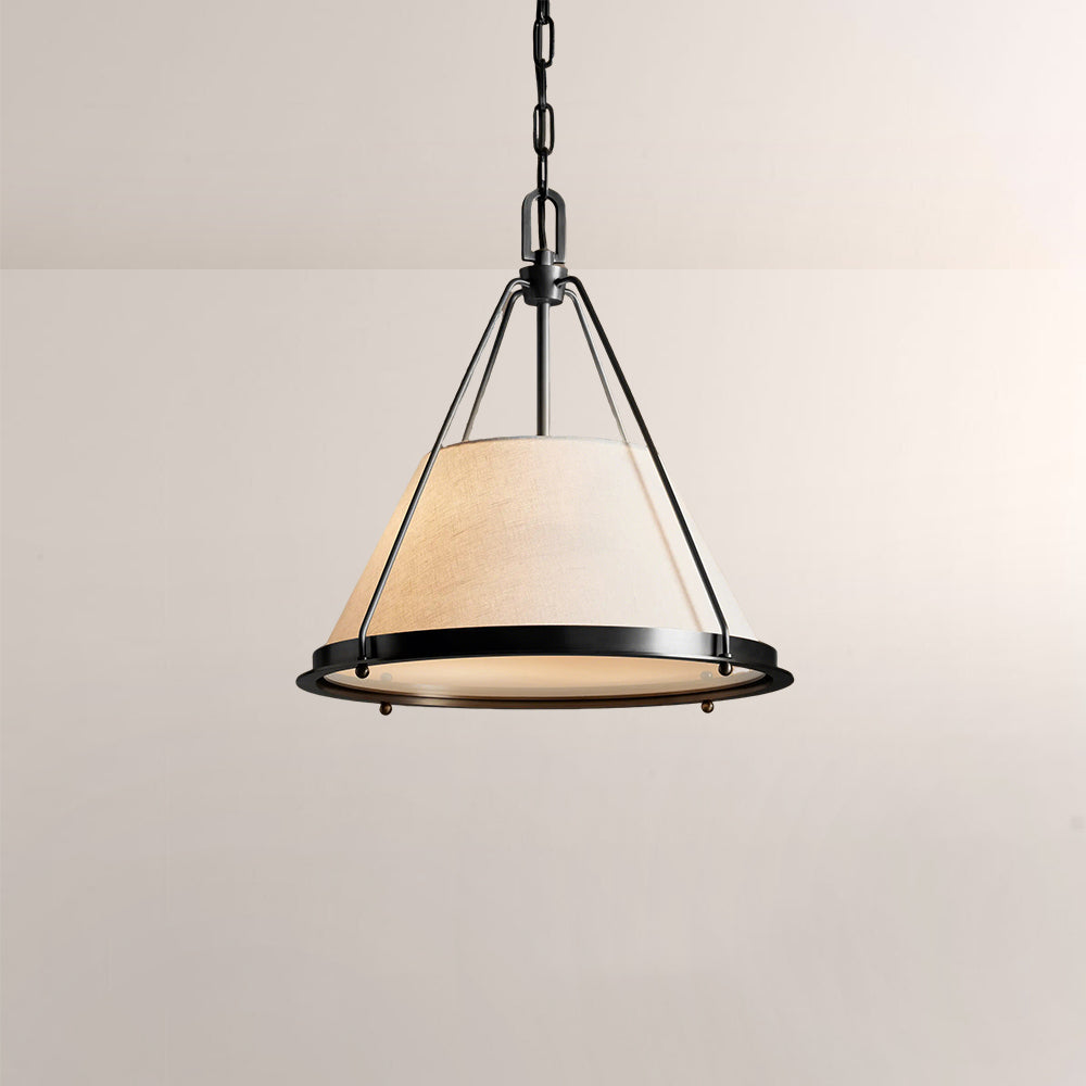 Sheirz Linen Pendant-Fullstarlighting