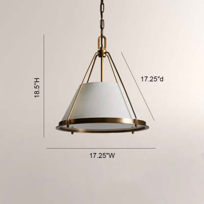 Sheirz Linen Pendant-Fullstarlighting