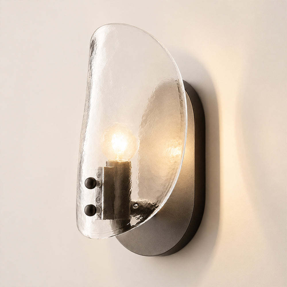 Shesara Clear Glass Sconce