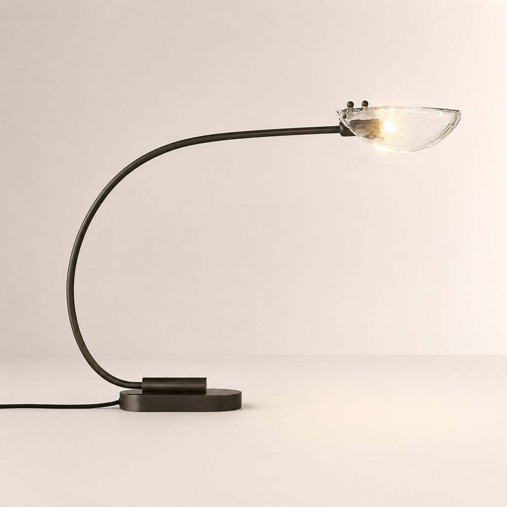 Shesara Clear Glass Table Lamp