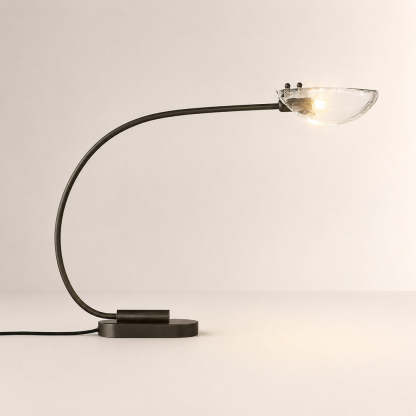 Shesara Clear Glass Table Lamp