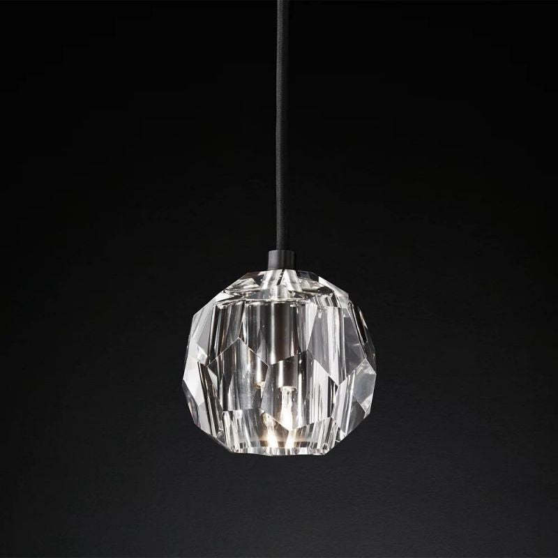 Kelly Clear Glass Cord Pendant