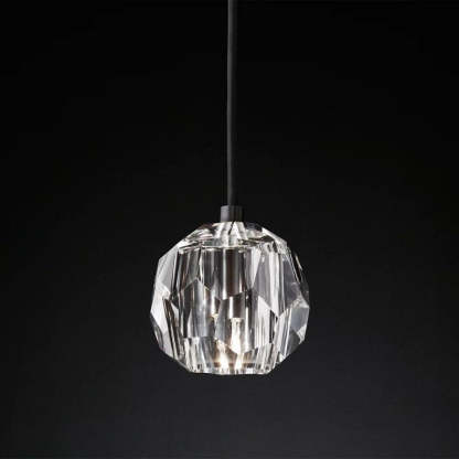 Kelly Clear Glass Cord  Pendant