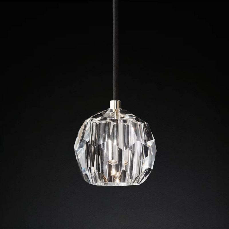 Kelly Clear Glass Cord  Pendant