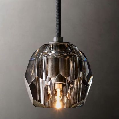 Kelly Clear Glass Cord  Pendant