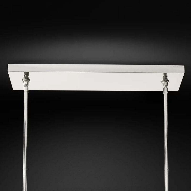 Kelly Glass Double Linear Chandelier 60''-Fullstarlighting