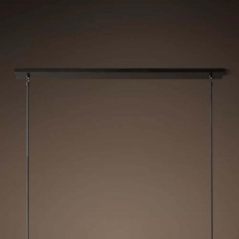 Kelly Glass Linear Chandelier 48''-Fullstarlighting