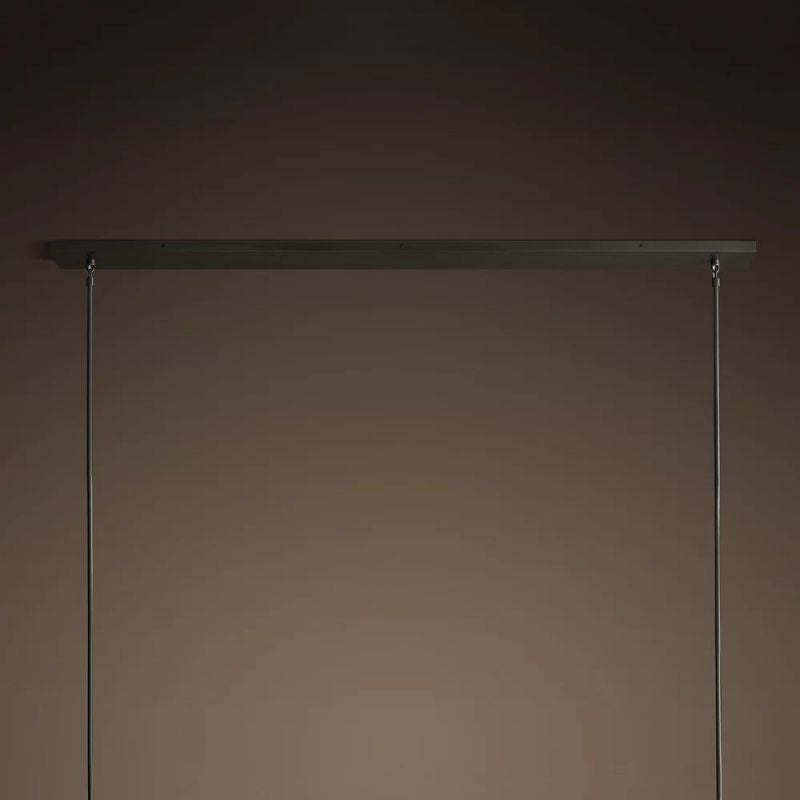 Kelly Glass Linear Chandelier 60''-Fullstarlighting
