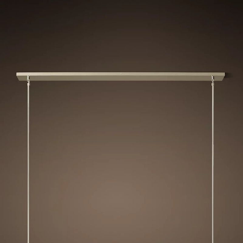 Kelly Glass Linear Chandelier 60''-Fullstarlighting