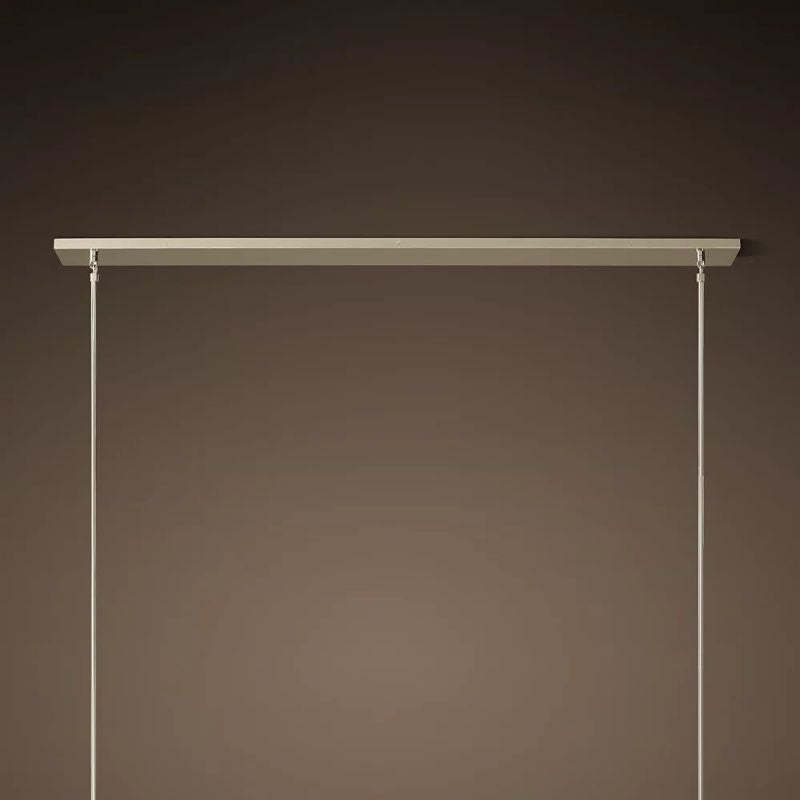 Kelly Glass Linear Chandelier 60''-Fullstarlighting