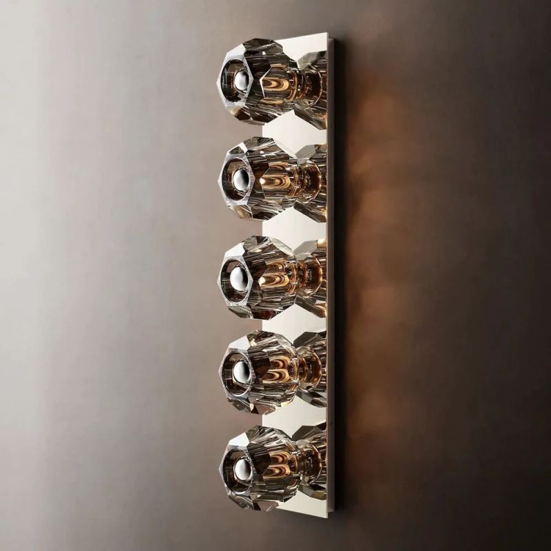 Kelly Glass Linear Grand Wall Sconce-Fullstarlighting