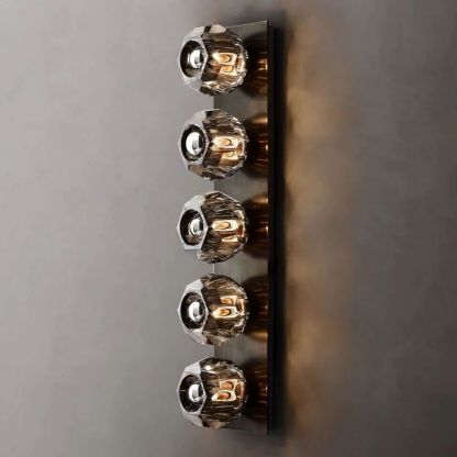 Kelly Glass Linear Grand Wall Sconce-Fullstarlighting