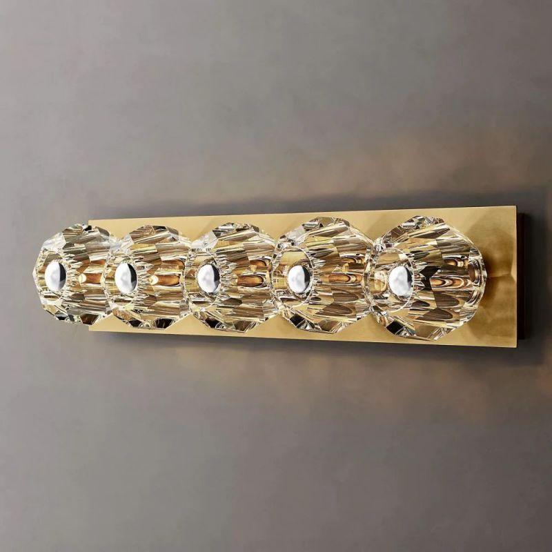 Kelly Glass Linear Grand Wall Sconce-Fullstarlighting