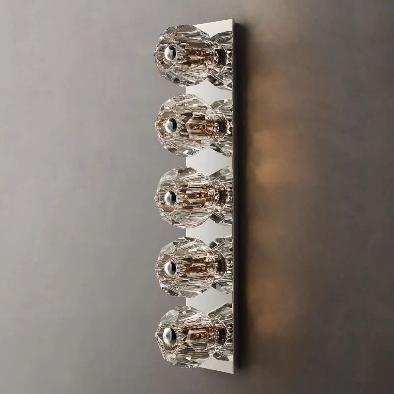Kelly Glass Linear Grand Wall Sconce-Fullstarlighting