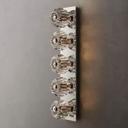 Kelly Glass Linear Grand Wall Sconce-Fullstarlighting